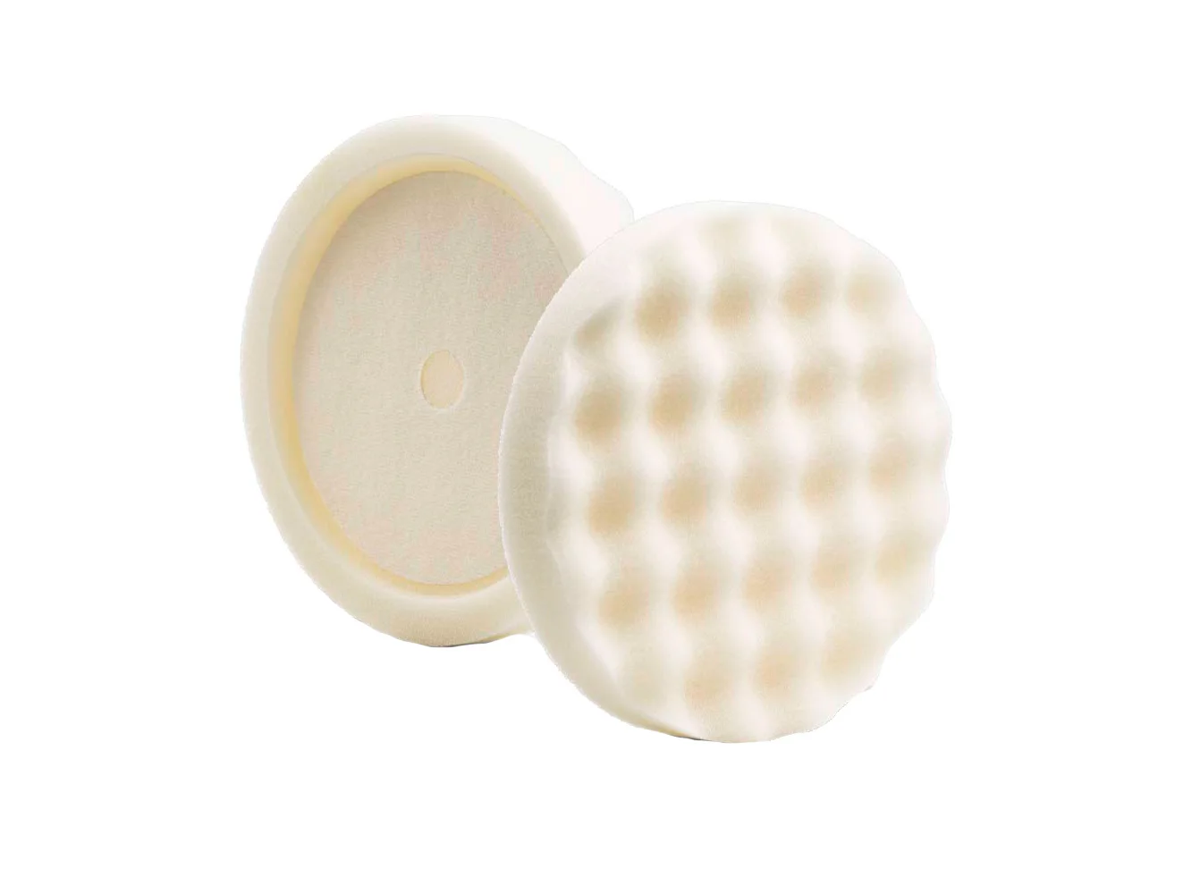 Lake Country White Compounding Waffle Pro Recessed Pad 8" x 1.5"