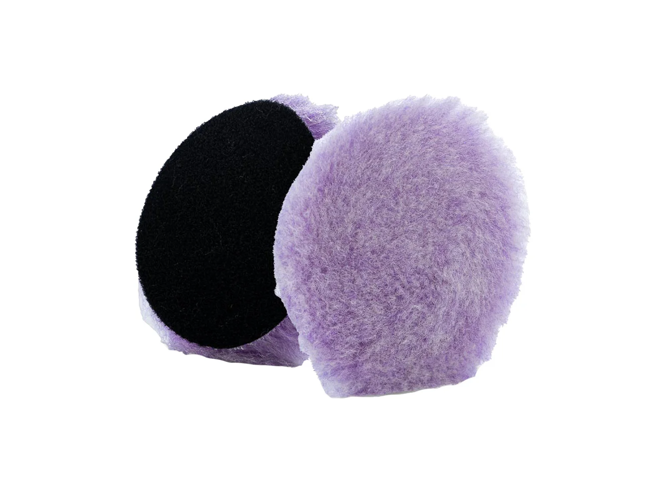Lake Country Purple Foamed Wool Buffing/Polishing Pad 3.5" x .75"