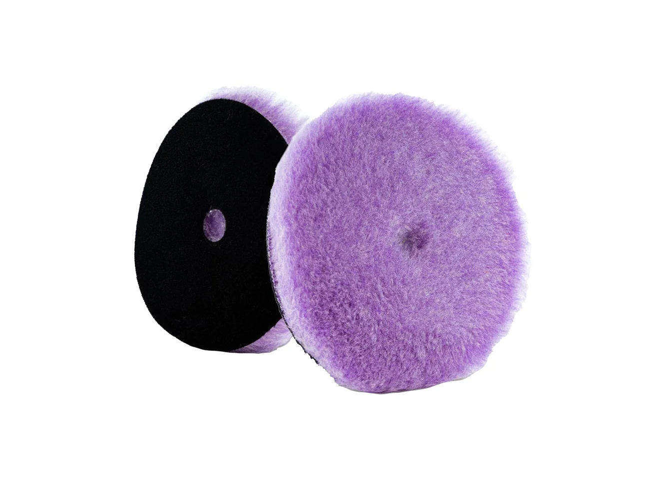 Lake Country Purple Foamed Wool Buffing/Polishing Pad 6.5" x .75"