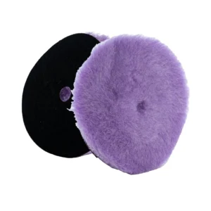 Lake Country Purple Foamed Wool Buffing/Polishing Pad w/Center Hole 7.5" x 1"