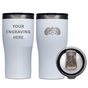 Toadfish Custom Engraved Non-Tipping 20oz Tumbler - White *Minimum Order Quantity of 25