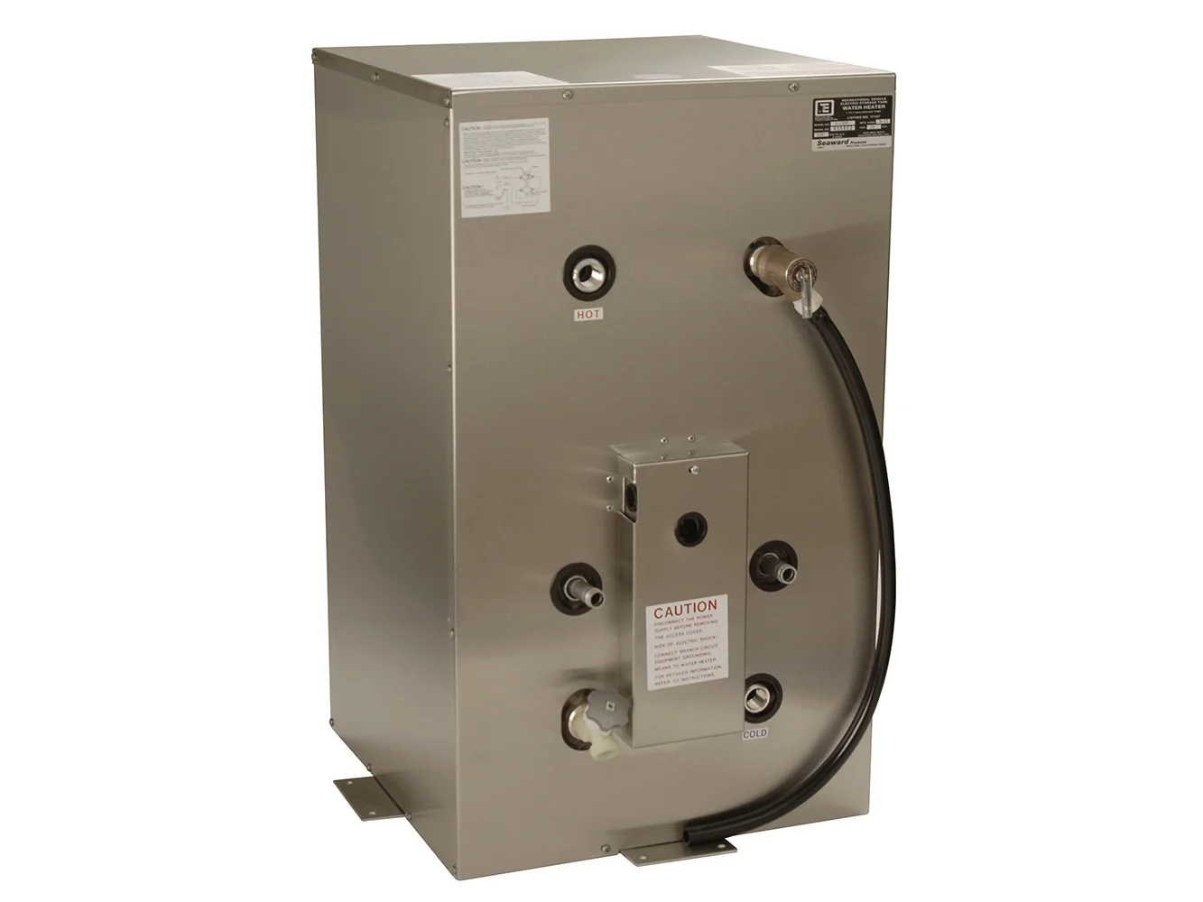 Whale Seaward 20 Gallon Water Heater w/Front Heat Exchanger Stainless Steel - 120V
