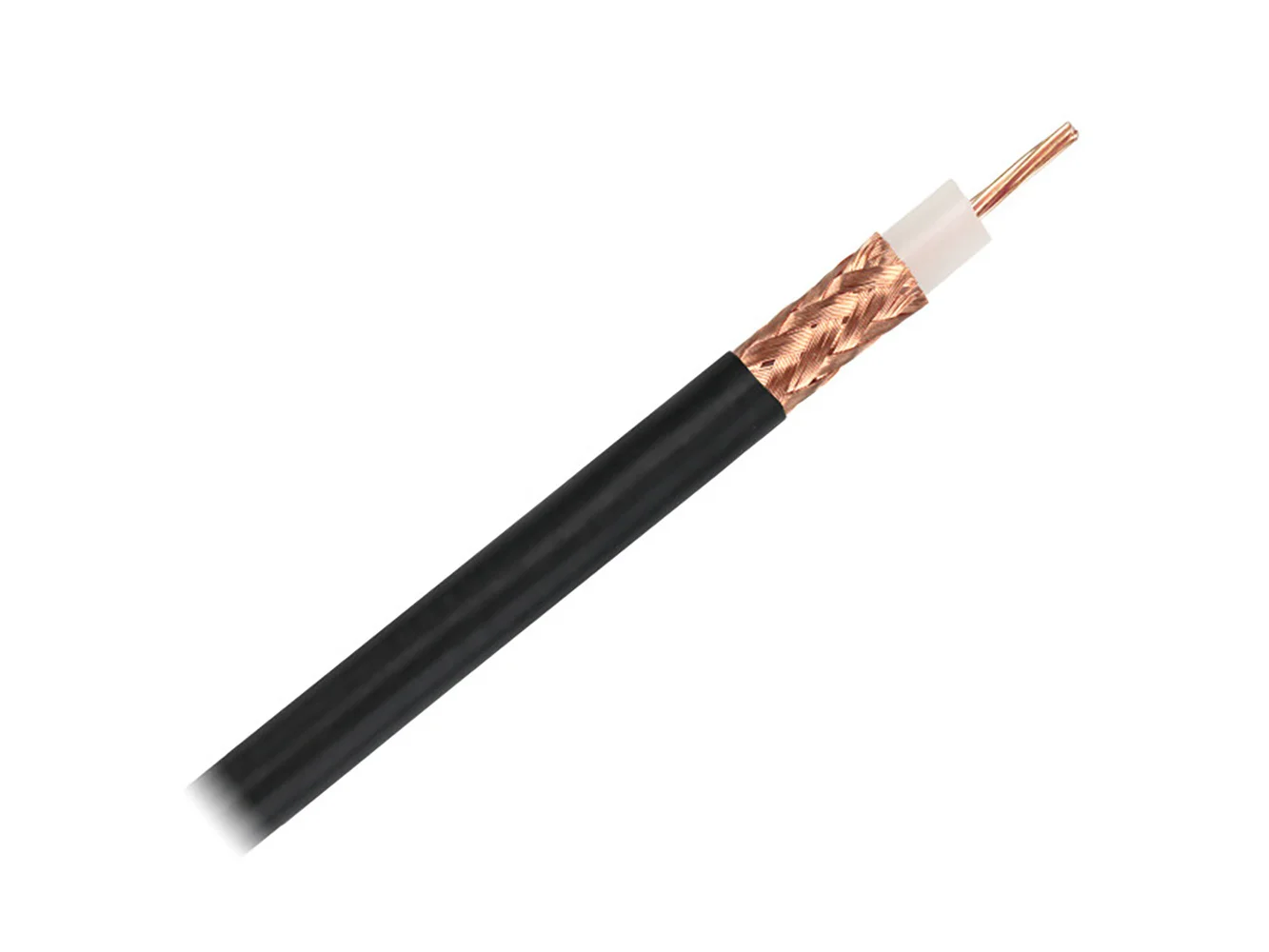 Pacer RG213U Coax Cable - Black - 150'