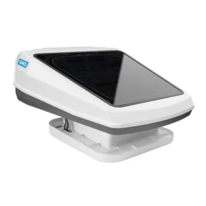 Camco Powered Roof Vent w/Skylight - White