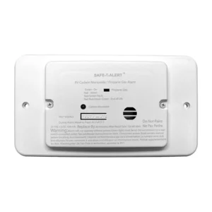 Safe-T-Alert 25 Series Flush Mount Dual Carbon Monoxide/Propane Alarm w/Trim Ring - White - 12V Hard Wire