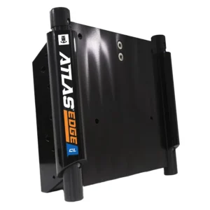 T-H Marine ATLAS&trade; EDGE 8" Set Back Hydraulic Jack Plate - Classic - Black