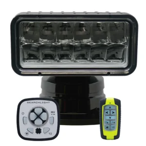 ACR RCL-200 Black Wireless LED Searchlight w/URP-103 Wired Point Pad & URH-103 Wireless Handheld Remote