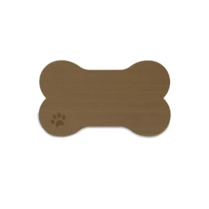 SeaDek Dog Bowl Mat - Cappuccino/Black - Small - 12" x 21"