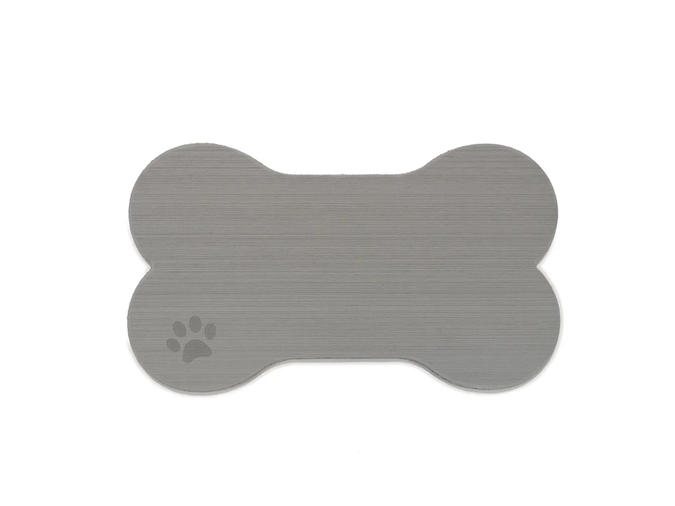SeaDek Dog Bowl Mat - Storm Grey/Black - Large - 16.5" x 29.5"