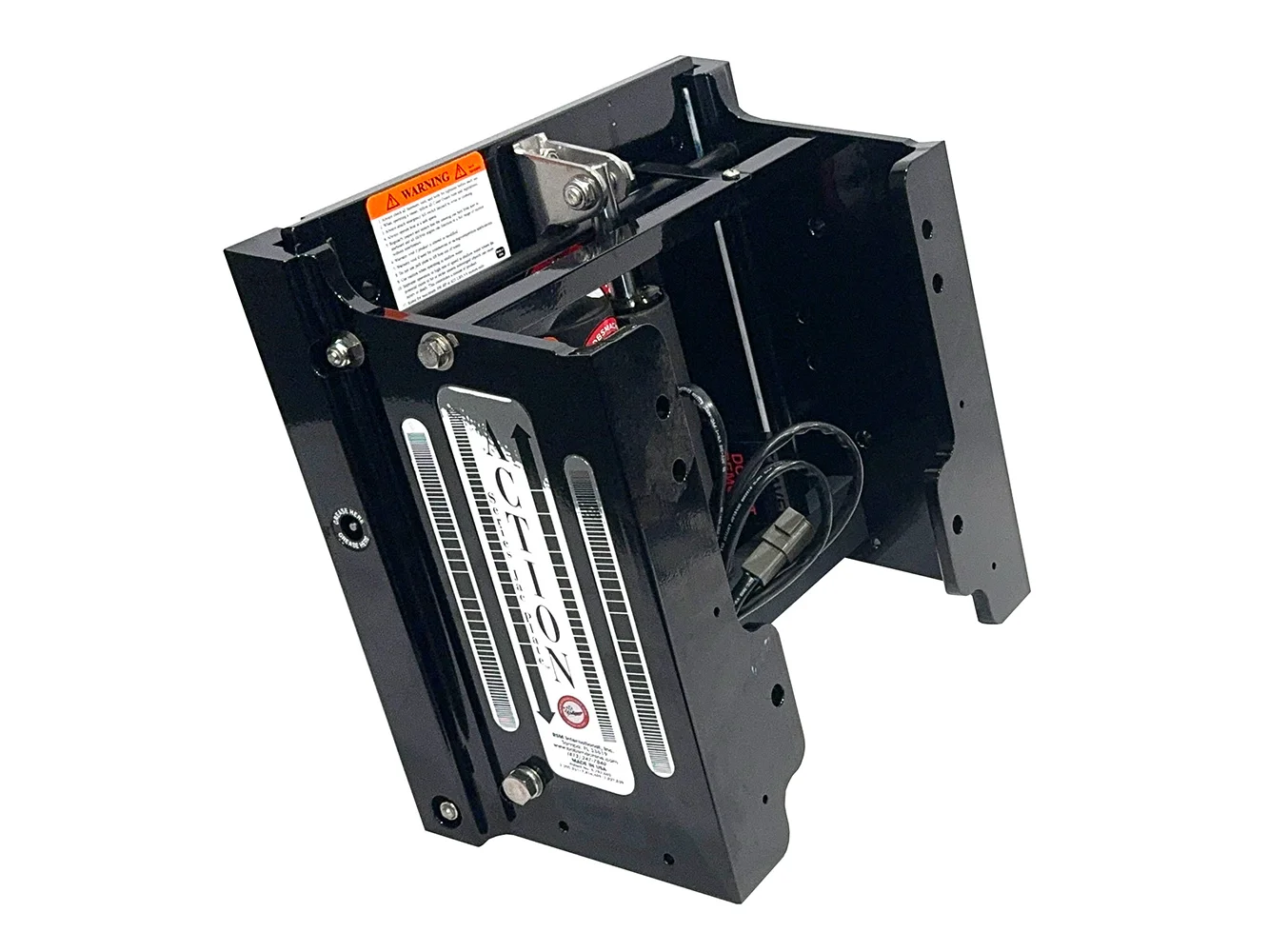 Bob's Machine 8" Setback Action Series Hydraulic Jack Plate - Gloss Black