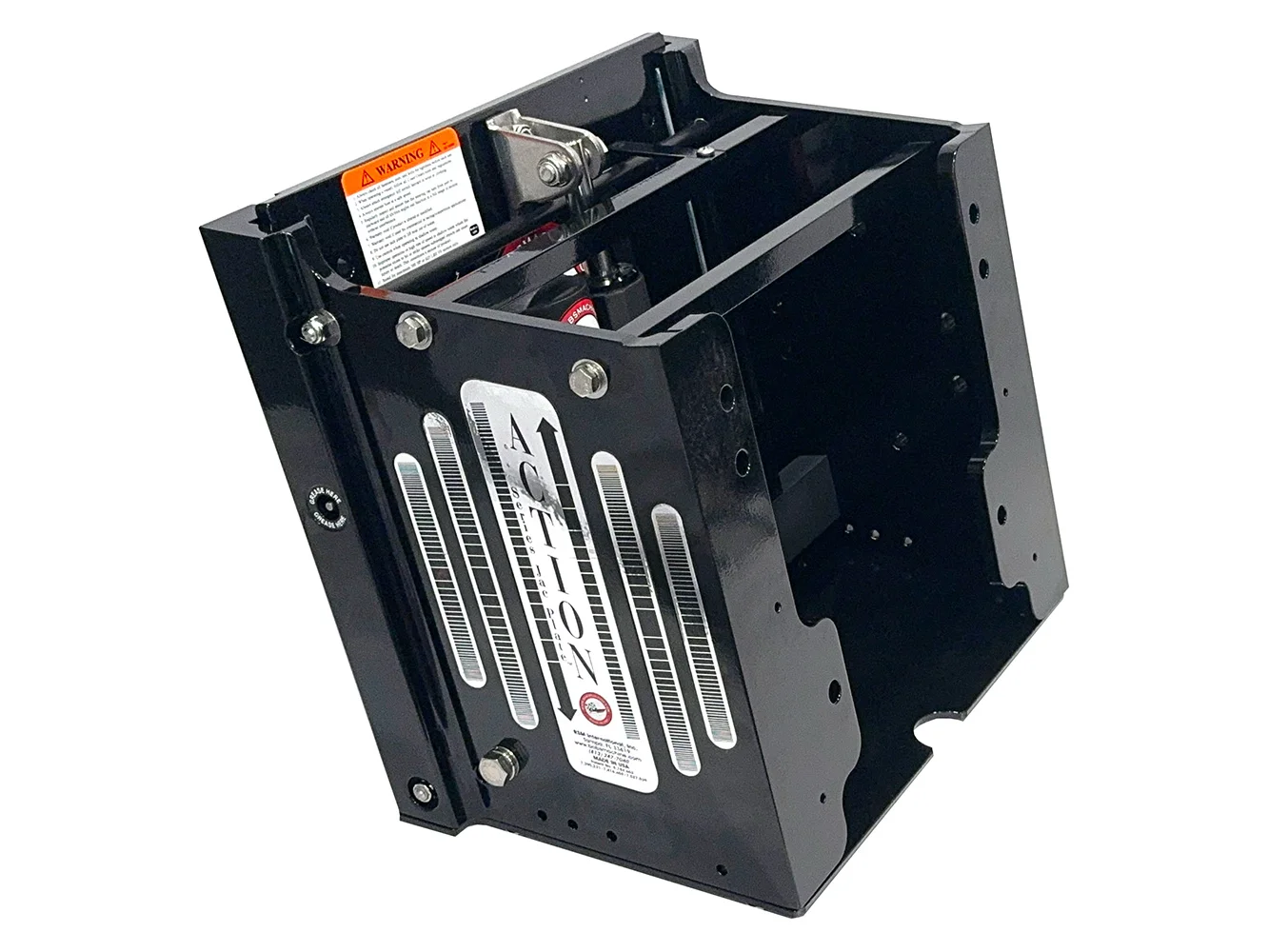 Bob's Machine 10" Setback Action Series Hydraulic Jack Plate - Gloss Black