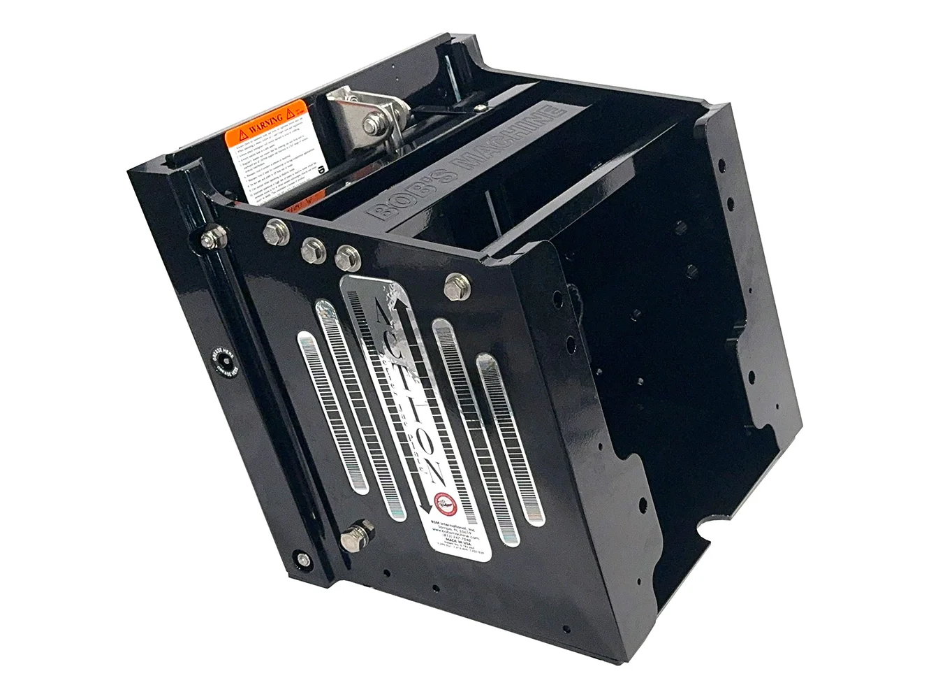 Bob's Machine 12" Setback Action Series Hydraulic Jack Plate - Gloss Black