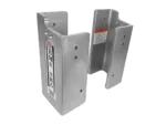 Bob's Machine 6" Fixed Setback Brackets w/1.5" Built-In Lift - Silver