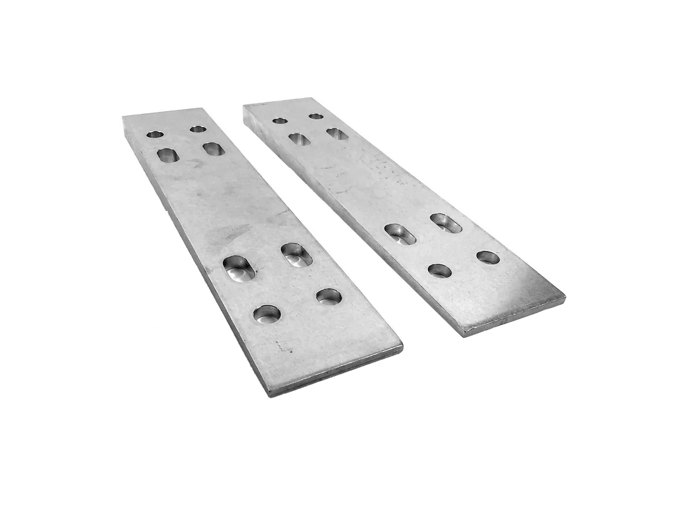 Bob's Machine Reversible Transom Wedges 2 Degrees - Aluminum Finish