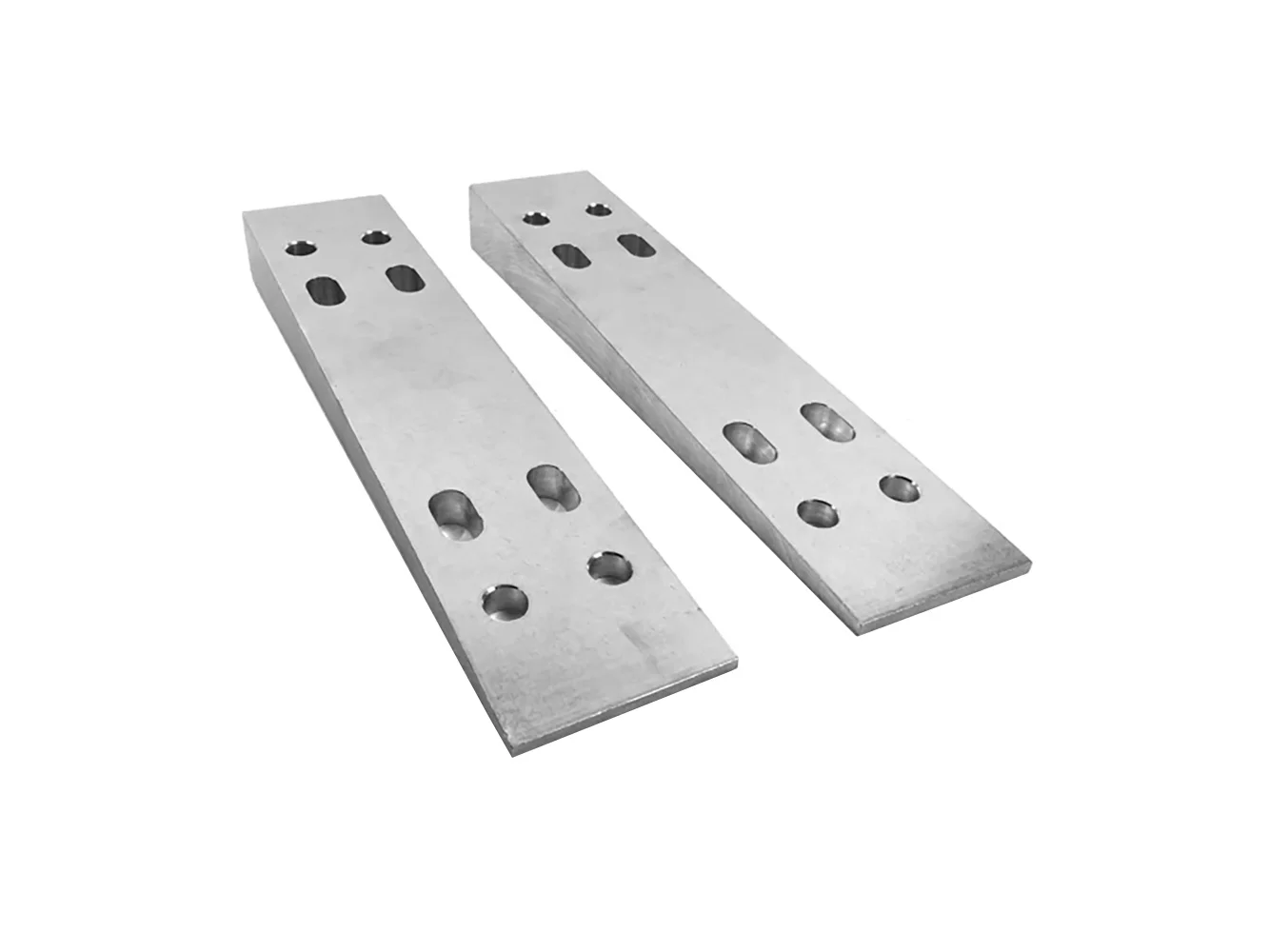 Bob's Machine Reversible Transom Wedges 5 Degrees - Aluminum Finish