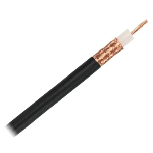 Pacer RG213U Coax Cable - Black - 300'