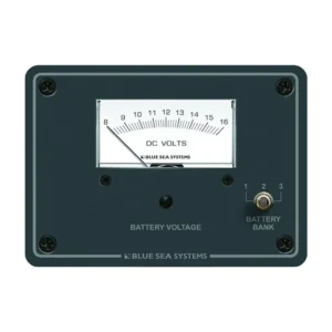 Blue Sea 8015 DC Analog Voltmeter w/Panel