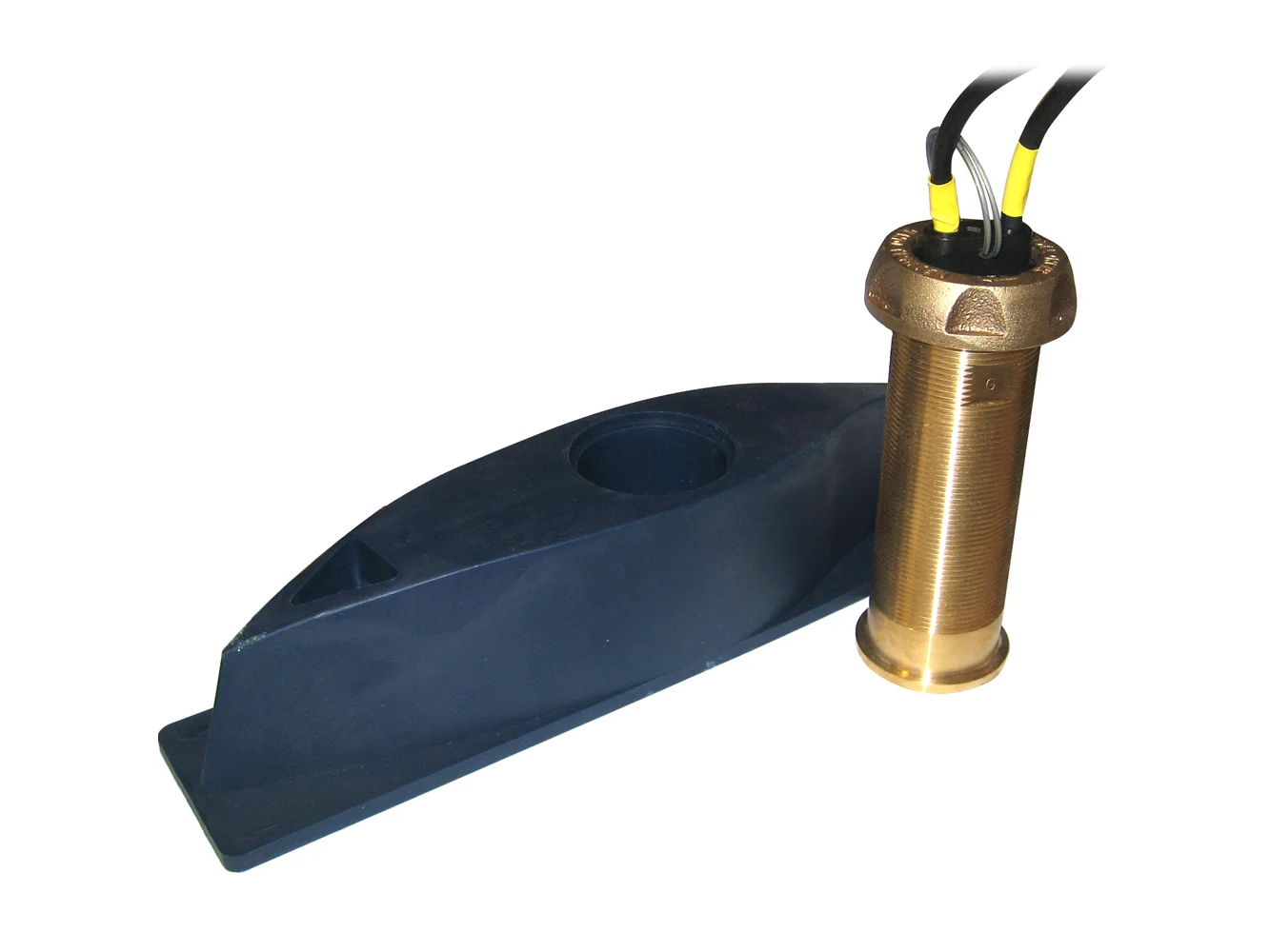 Furuno 235DHT-LMSE Bronze Thru-Hull, Digital Depth & High-Precision Temp Sensor, 7" Stem & High Speed Block (7-Pin)