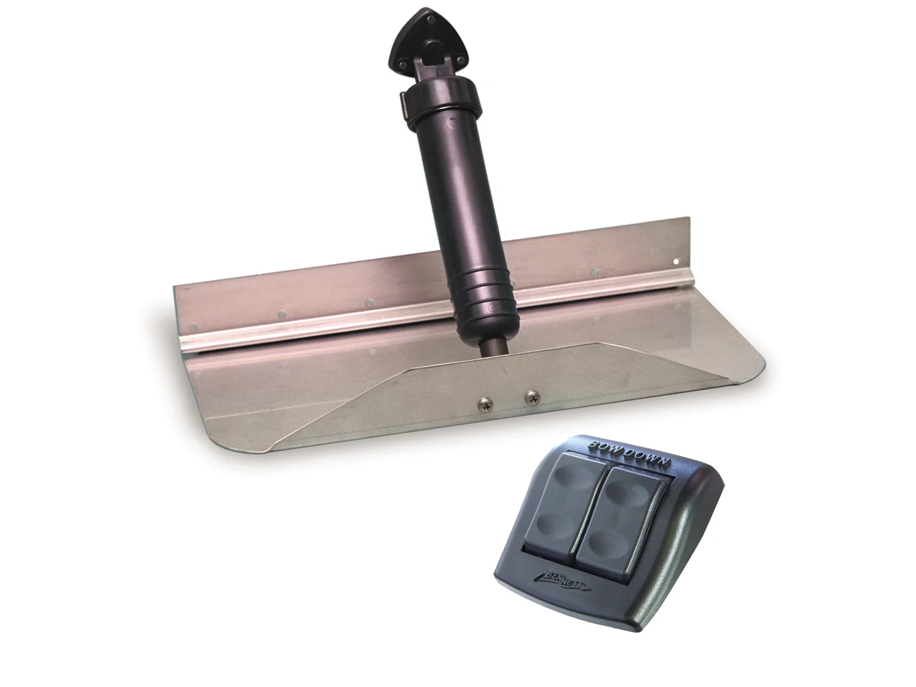 Bennett Trim Tab Kit 24" x 12" w/Euro Rocker Switch