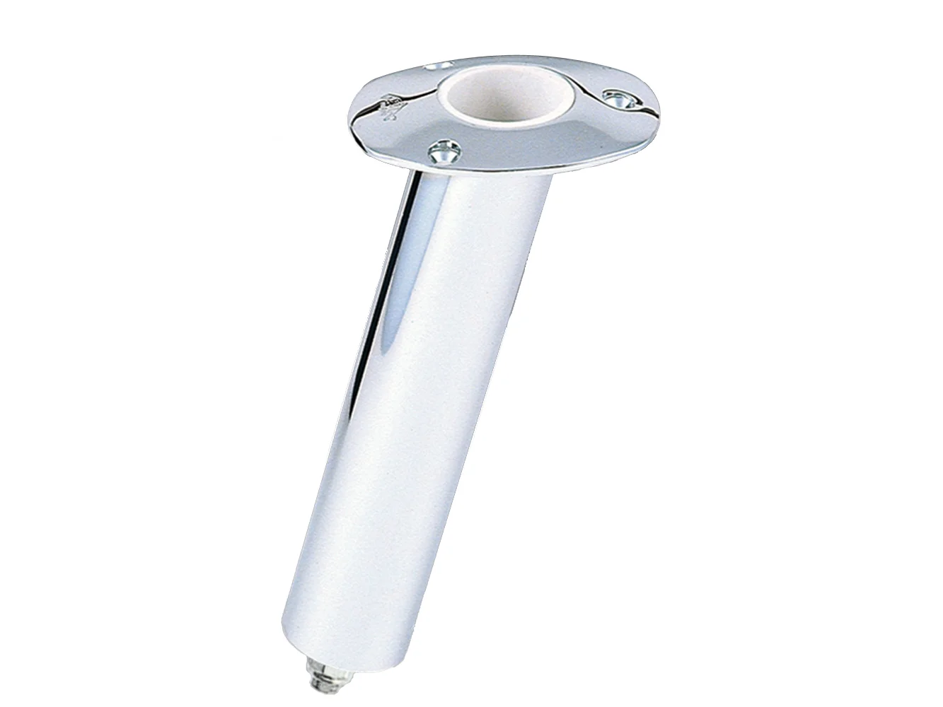 Lee's 15° Stainless Steel Swivel Base Flush Mount Rod Holder - Medium - 2" OD X 6.5" Tube f/ Small Bent Butts