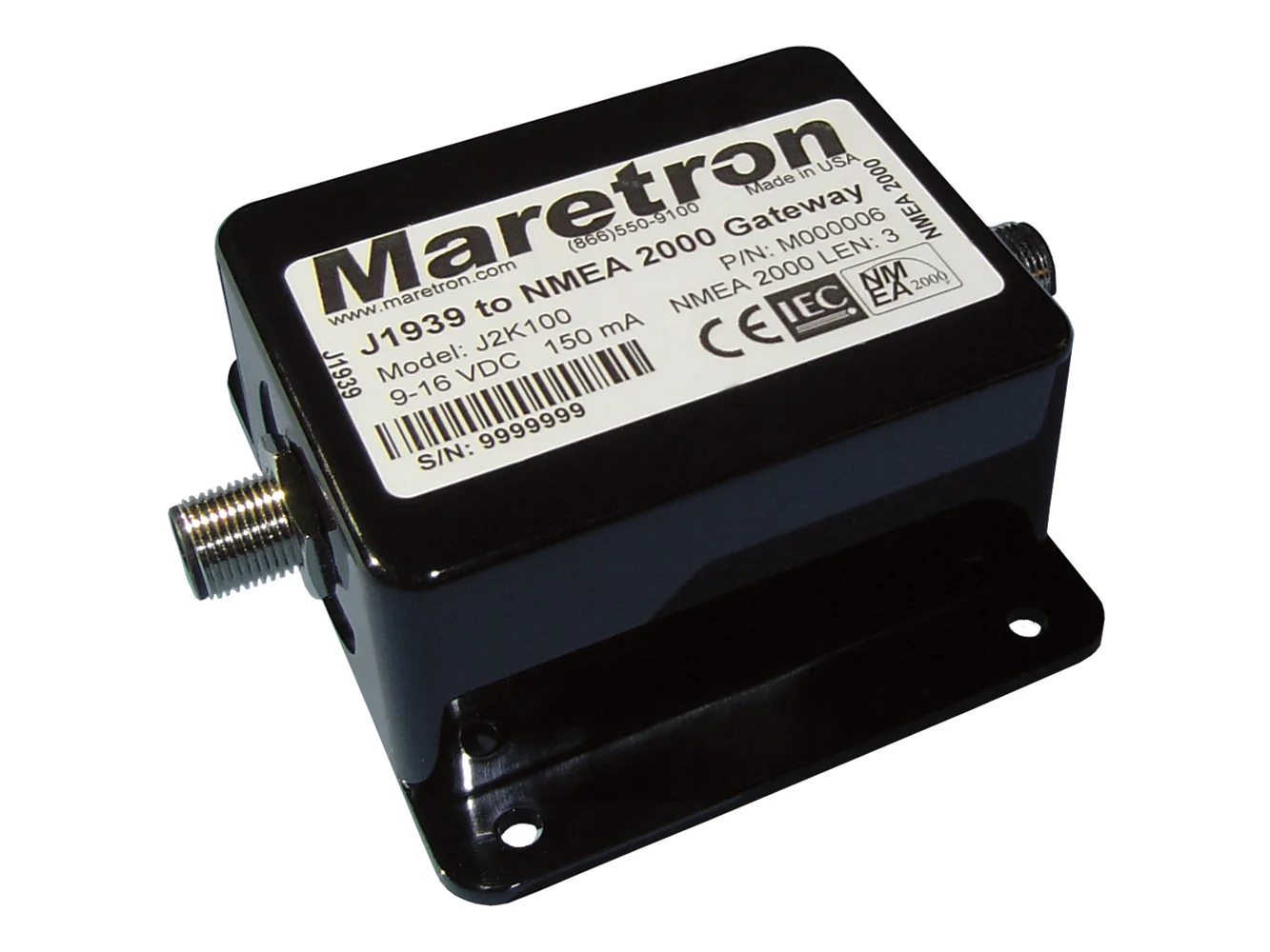 Maretron J2K100 NMEA 2000® / J1939 Bridge