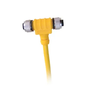 MARETRON Micro/Mid Powertap Tee - FM (left)/ 5 Meter 4 Wire Power drop (bottom)/FM (right) | CF-SPWR05-CF