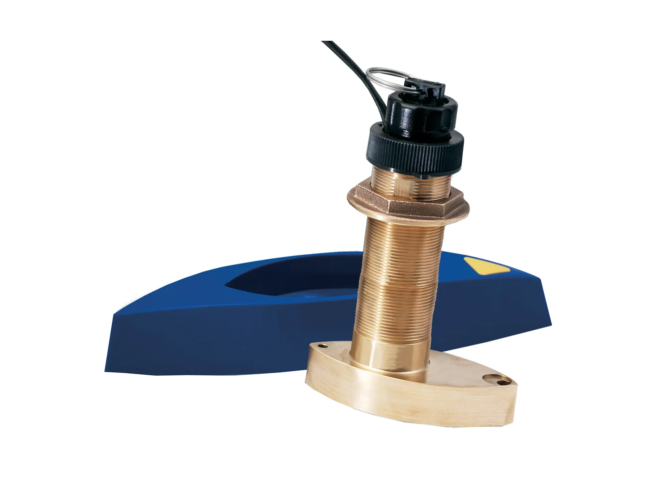Raymarine B744VL Long Stem Bronze Thru hull Tri-ducer with Fairing Block