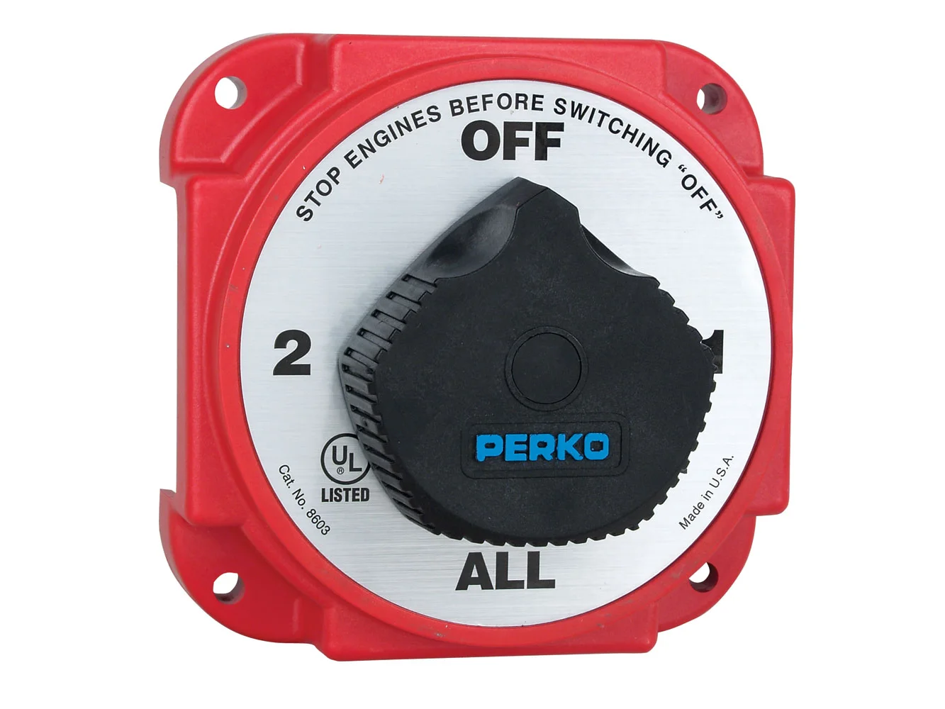 Perko Heavy Duty Battery Selector Switch w/Alternator Field Disconnect