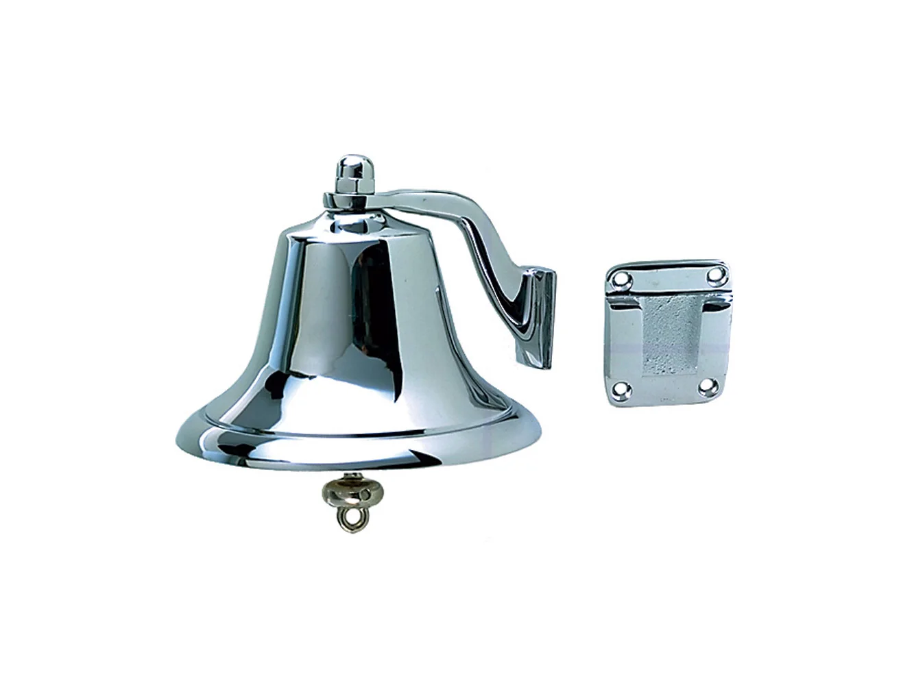 Perko Chrome Plated Bronze Fog Bell - 6"