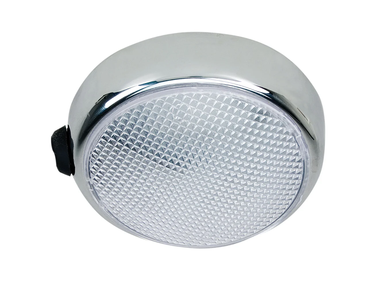 Perko Round Surface Mount LED Dome Light - Chrome Plated - w/Switch
