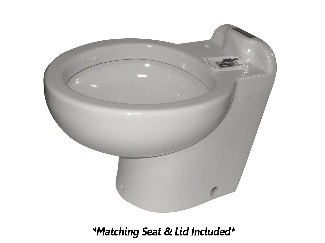 Raritan Marine Elegance - Household Style - White - Fresh or Saltwater - Smart Toilet Control - 12v