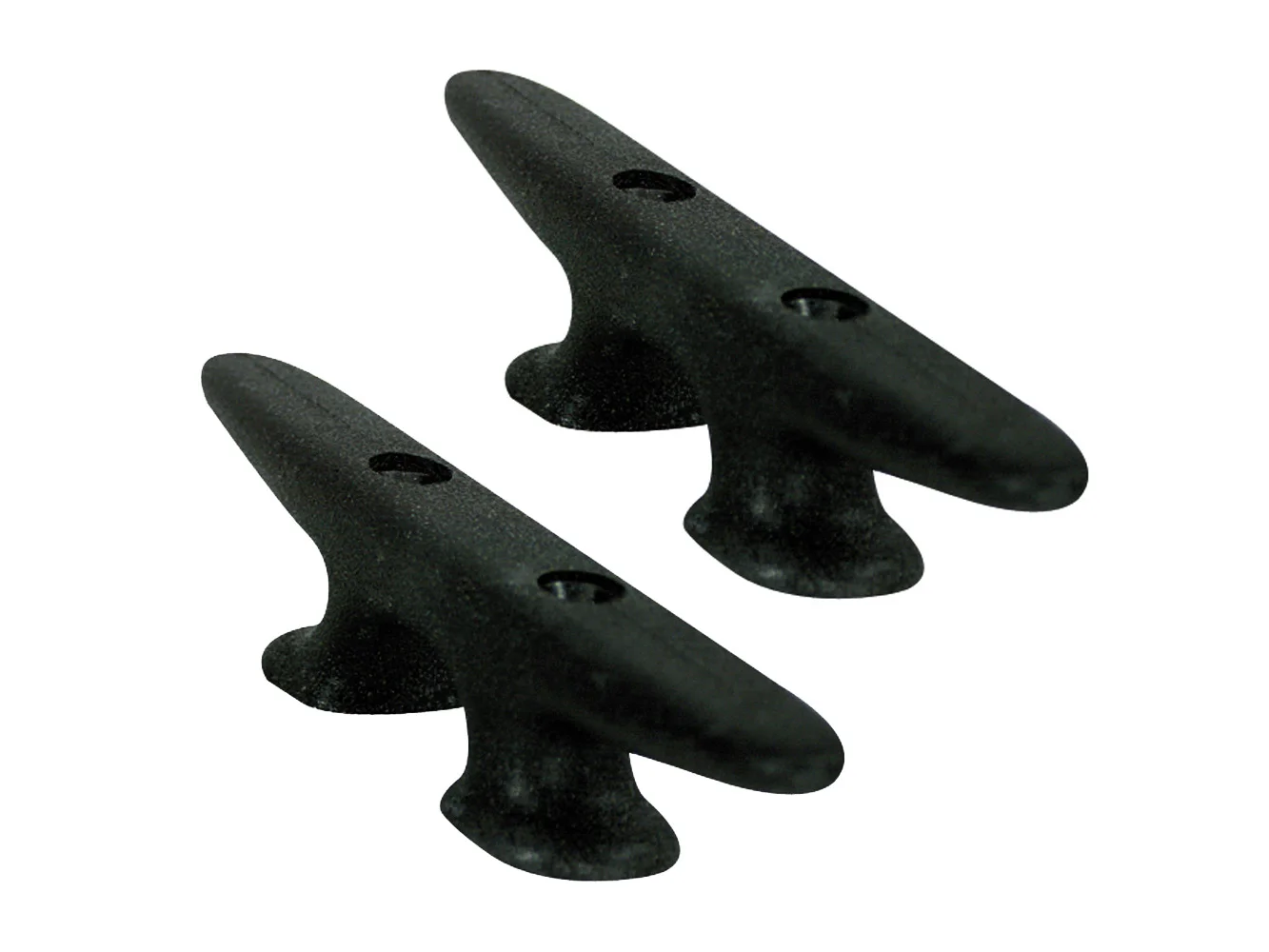 Whitecap Black Nylon Cleat 8" Pair