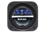 Ritchie V-537B Explorer Compass - Bulkhead Mount - Blue Dial
