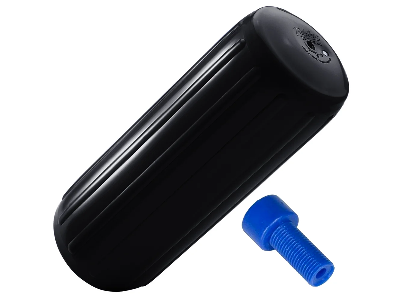 Polyform HTM-3 Fender 10.5" x 27" - Black w/Adapter
