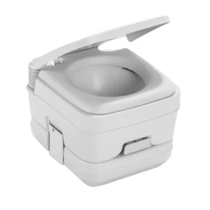 Dometic&trade; 964 MSD Portable Toilet w/Mounting Brackets - 2.5 Gallon - Platinum