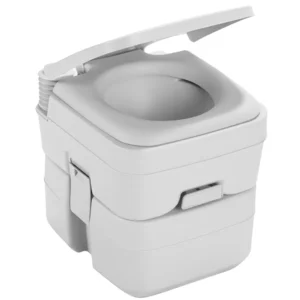Dometic&trade; 965 Portable Toilet w/Mounting Brackets- 5 Gallon - Platinum