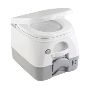 Dometic&trade; 974 Portable Toilet w/Mounting Brackets -2.6 Gallon - Grey