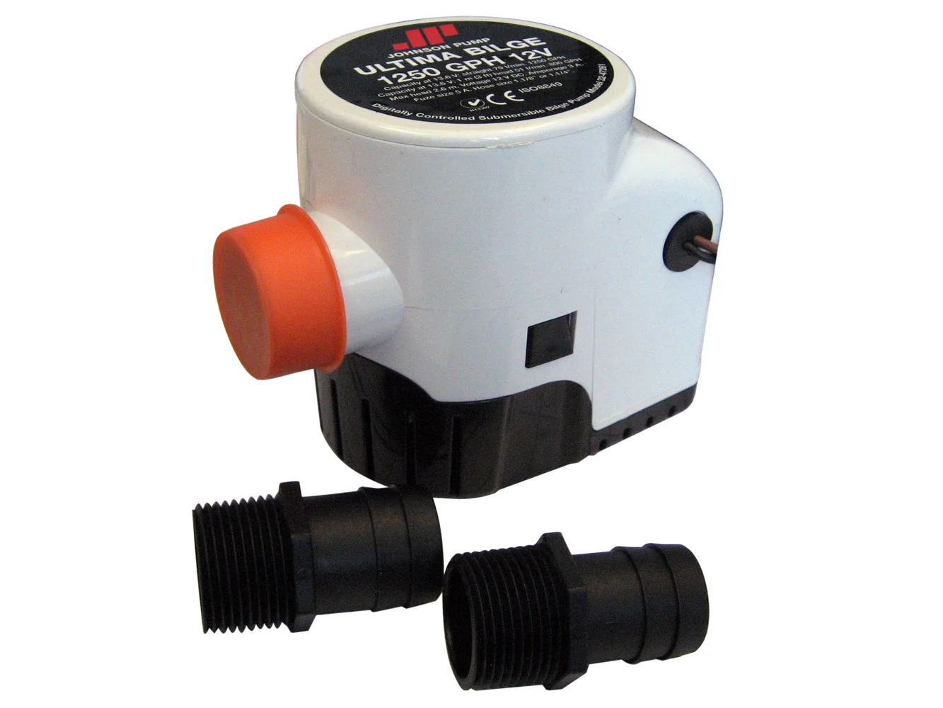 Johnson Pump Ultima Bilge 1250 GPH 1-1/8" & 1-1/4" Hose