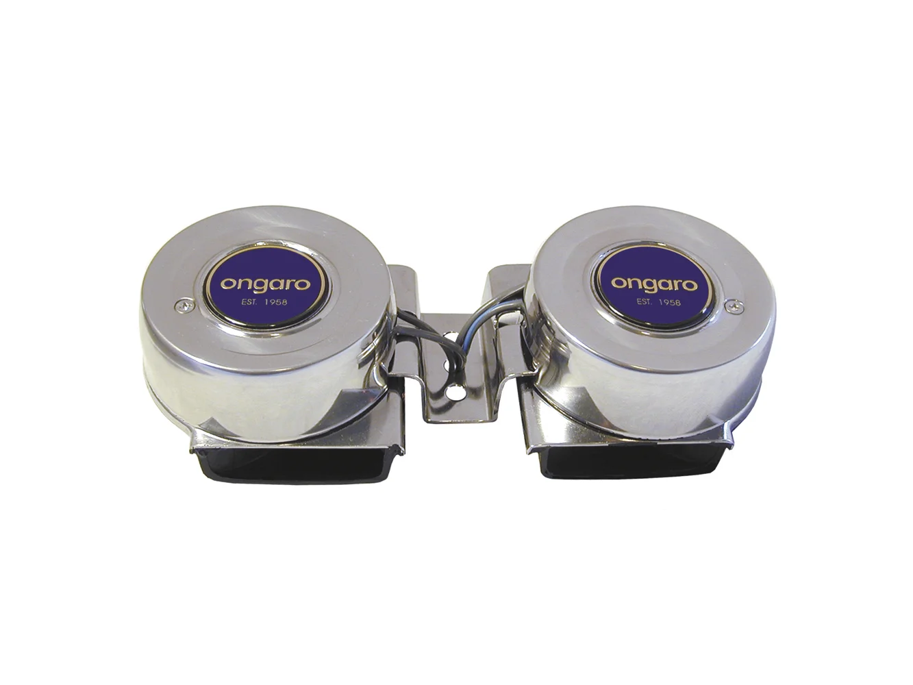 Schmitt Marine All-Stainless Mini Compact Twin Horn - 12V