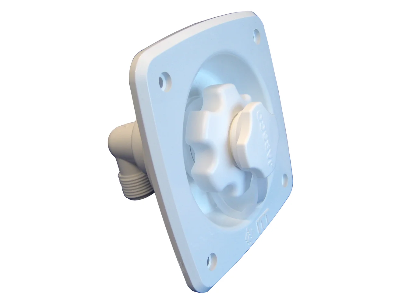Jabsco Flush Mount Water Pressure Regulator 45psi - White