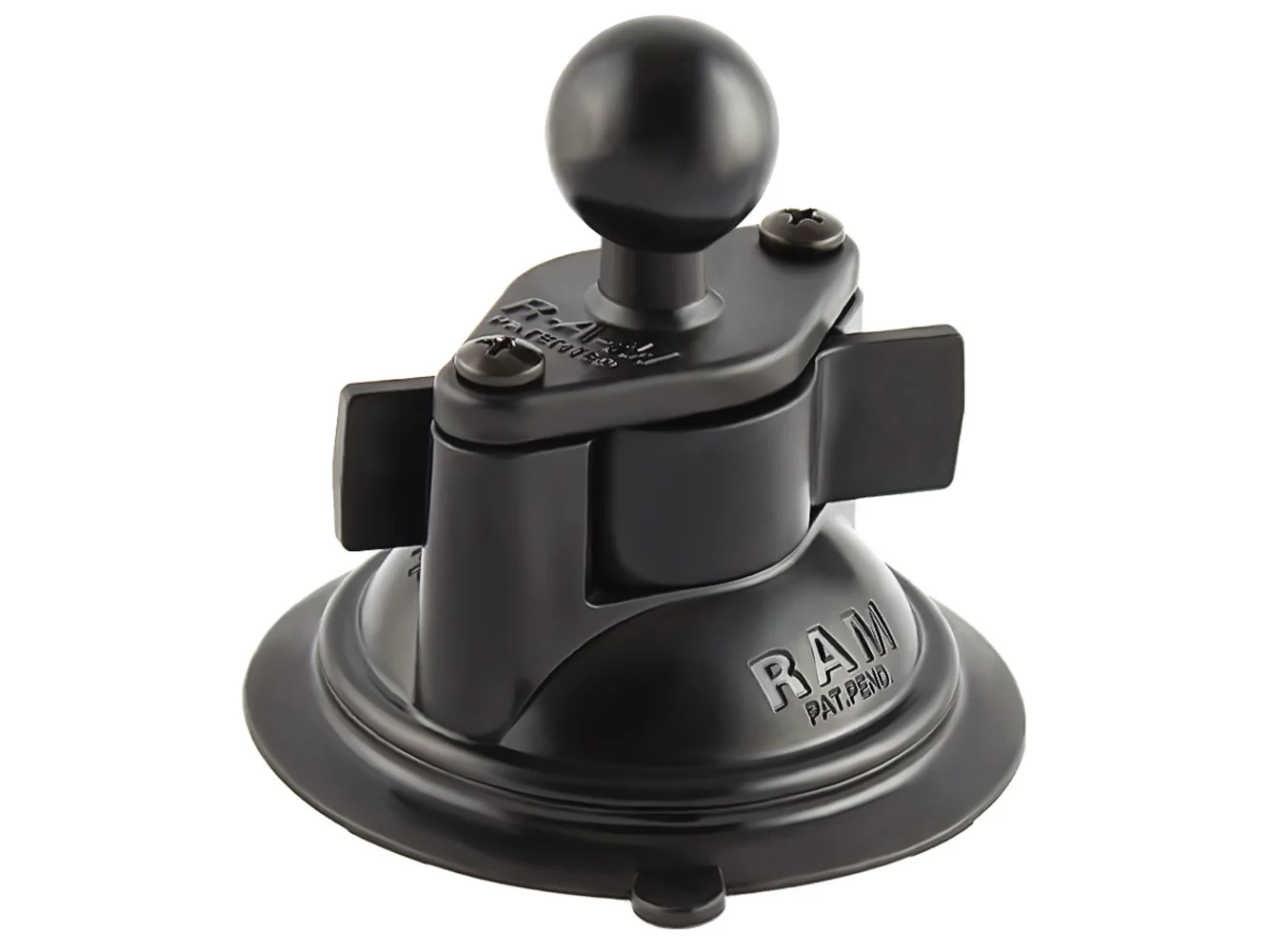 RAM Mount 3.25" Diameter Suction Cup Twist Lock Mount w/1" Ball