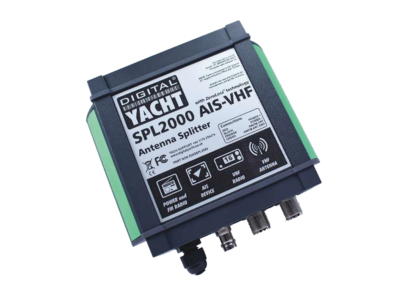 Digital Yacht SPL2000 VHF/AIS Powered Antenna Splitter