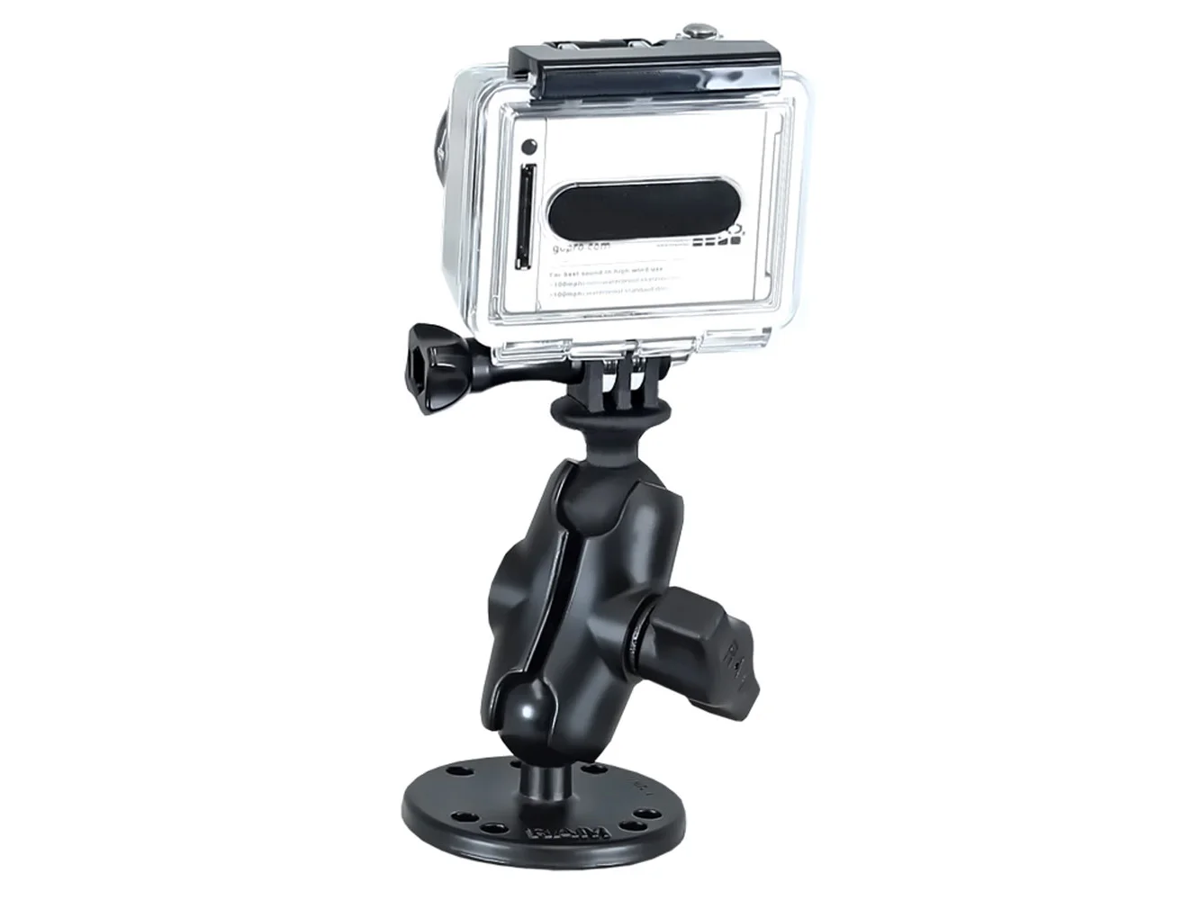 RAM Mount GoPro Hero Short Arm Flat Surface Mount