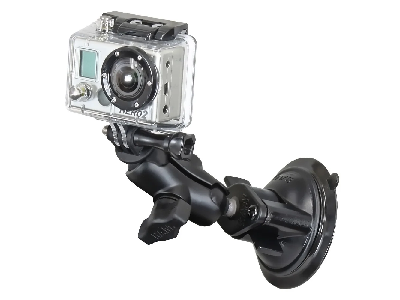 RAM Mount GoPro Hero Short Arm Suction Cup Mount