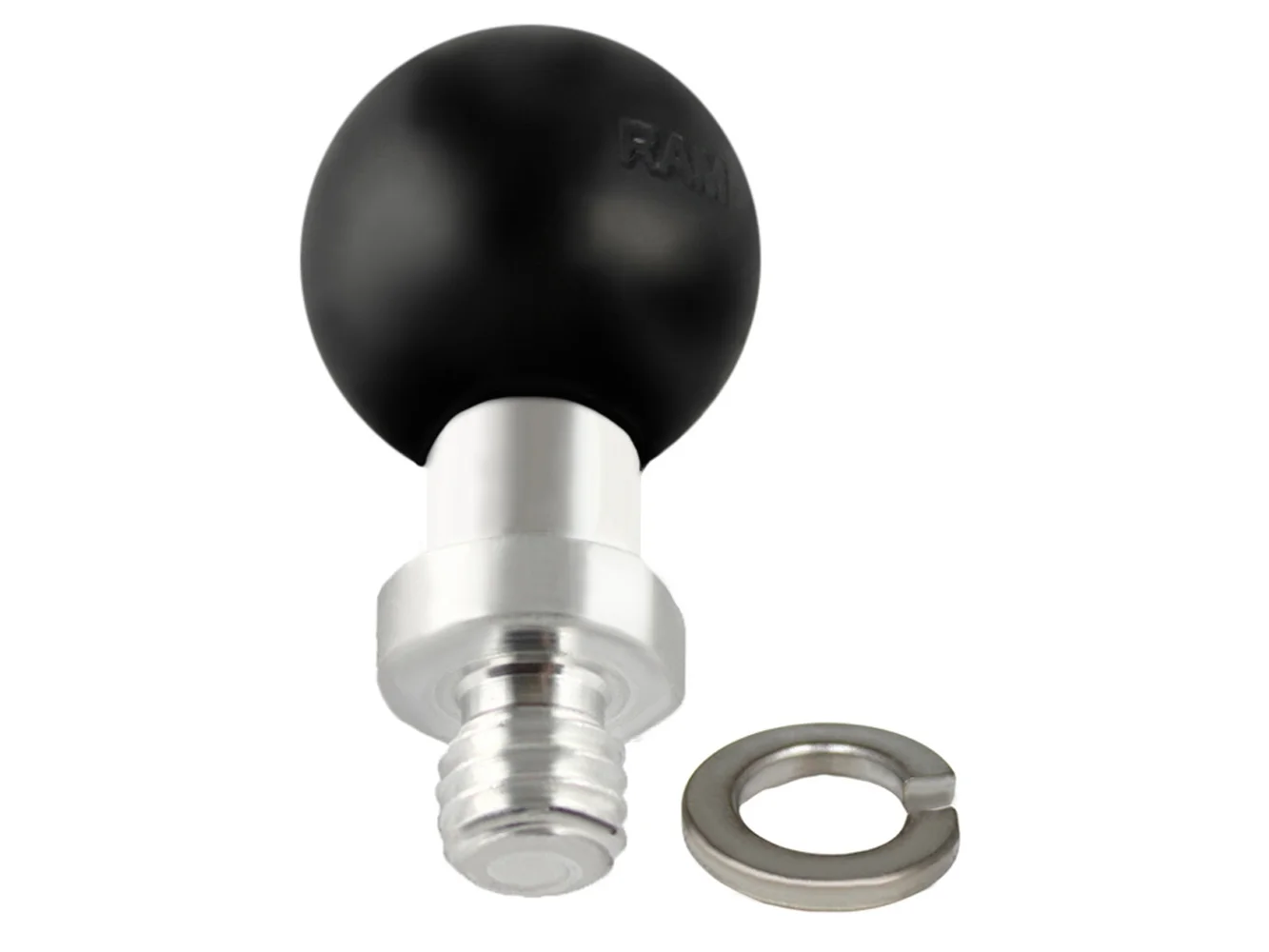 RAM Mount 1" Ball Connected to 3/8"-16 Threaded Post