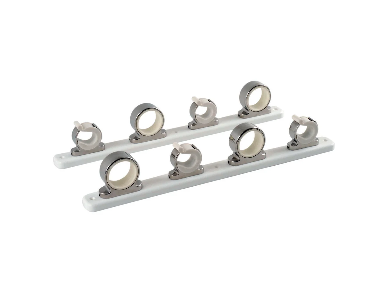 TACO 4-Rod Hanger w/Poly Rack - Polished Stainless Steel