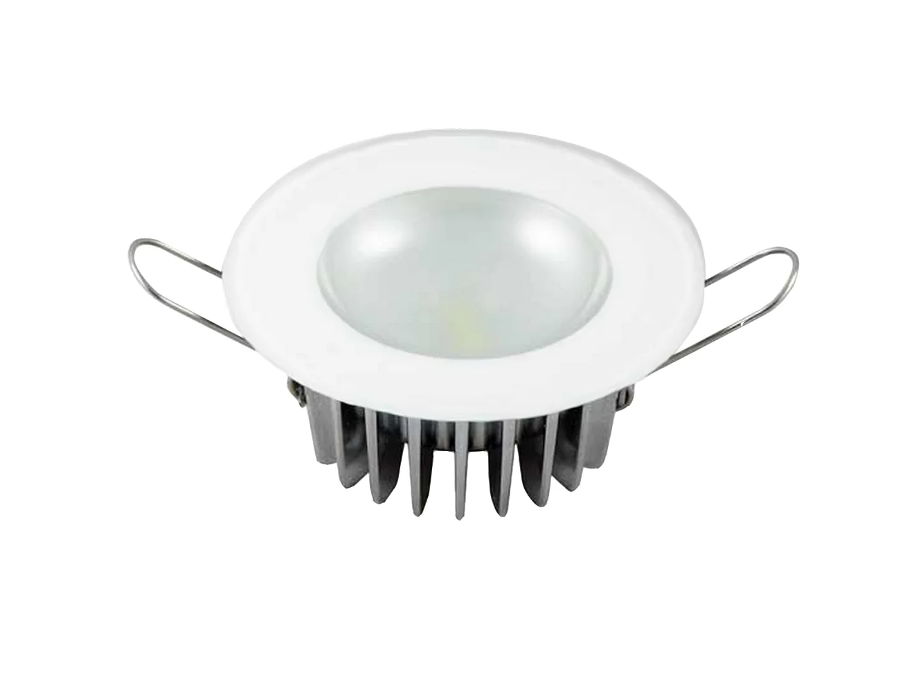 Lumitec Mirage - Flush Mount Down Light - Glass Finish - 3-Color Red/Blue Non Dimming w/White Dimming