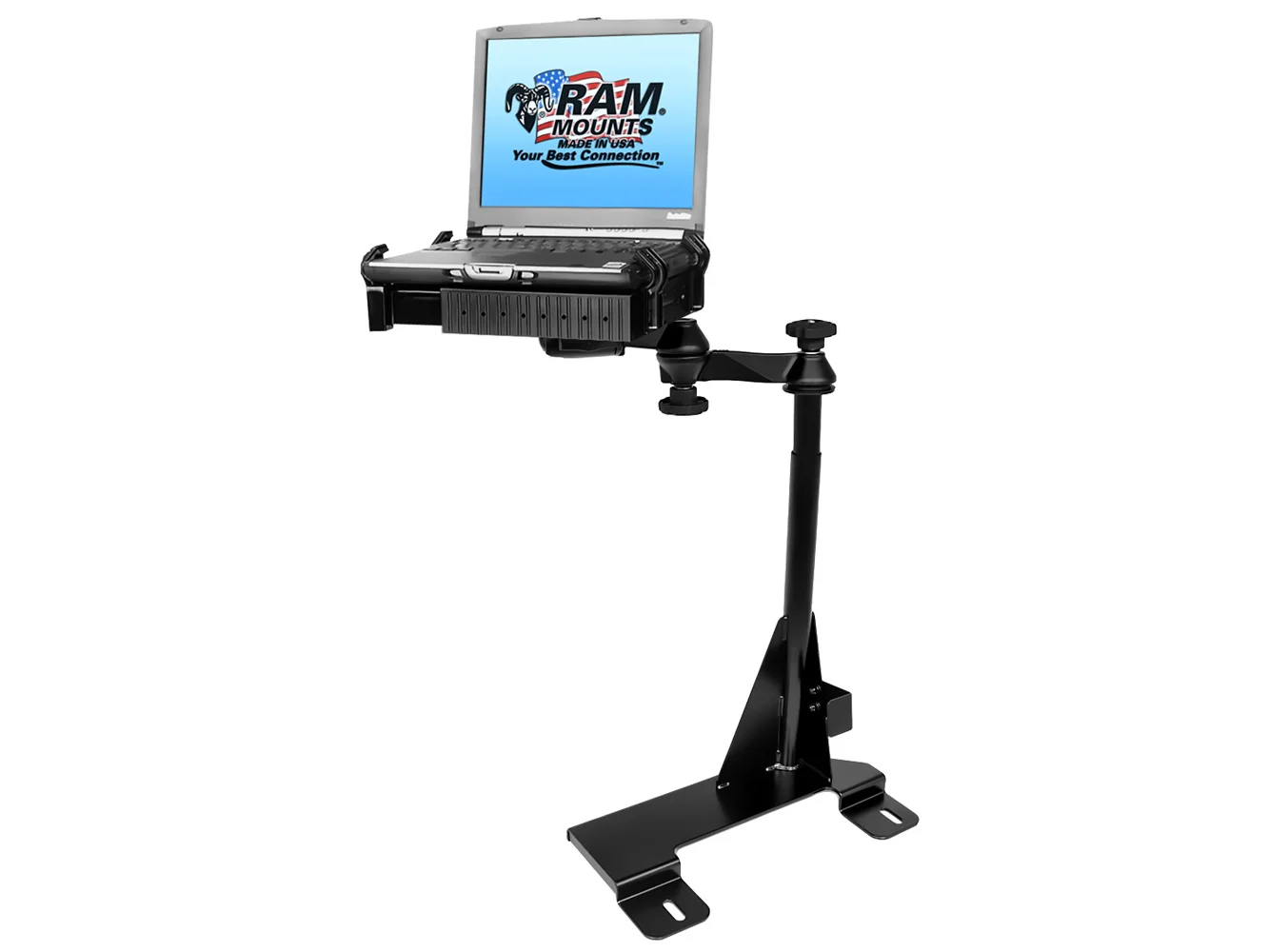 RAM Mount No-Drill Laptop Mount f/Ford Econoline Van (1995-2013)