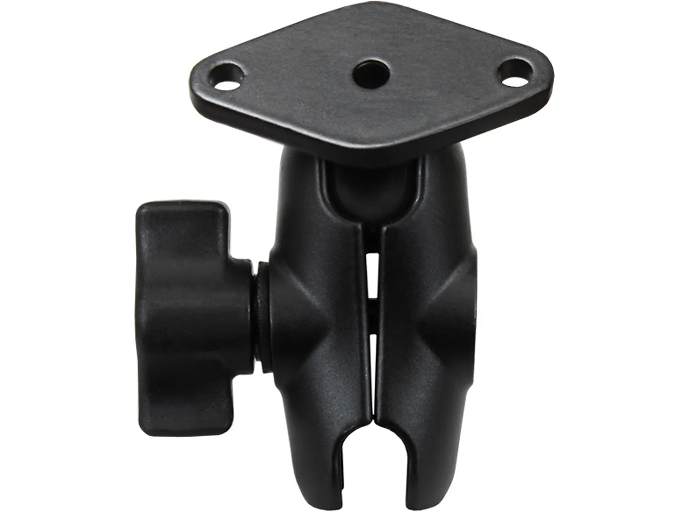 RAM Mount Short Double Socket Arm w/Diamond Base