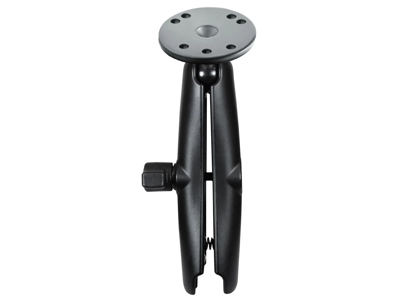 RAM Mount Long Double Socket Arm w/2.5" Round Base